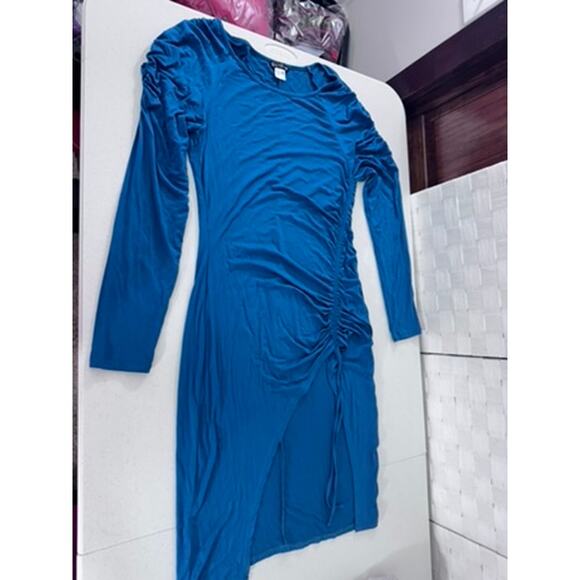 "VENUS" Jersey Summer Suit Cover Up Ruched Sleeves and Dress Size M Lightweight - Picture 5 of 10